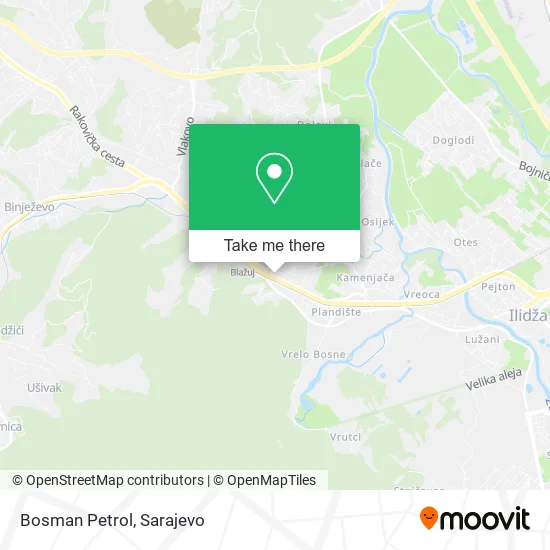 Bosman Petrol map