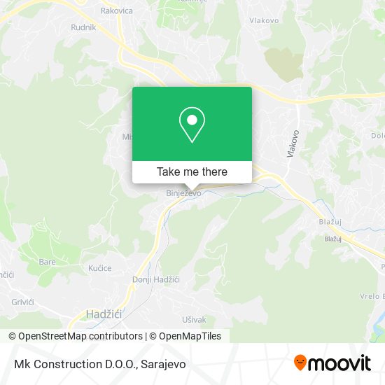 Mk Construction D.O.O. map