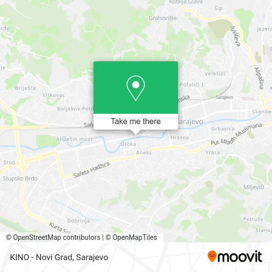 KINO - Novi Grad mapa