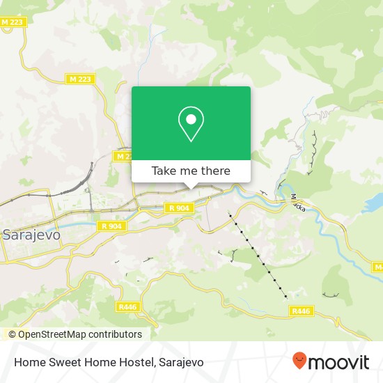 Home Sweet Home Hostel mapa