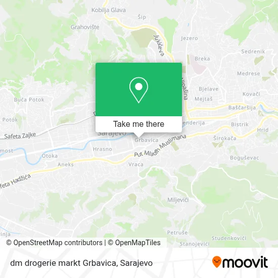 dm drogerie markt Grbavica mapa