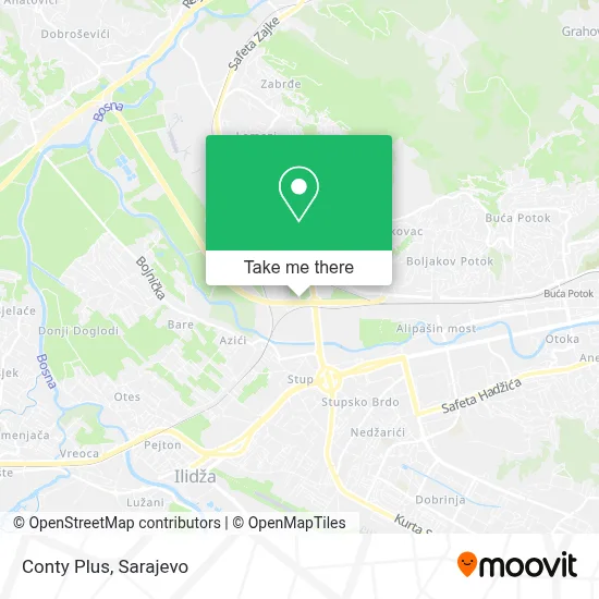 Conty Plus mapa