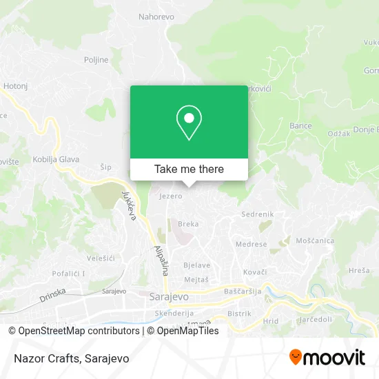 Nazor Crafts mapa