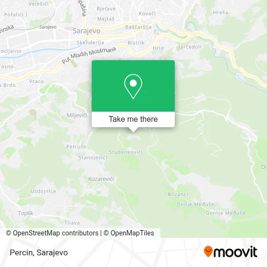Percin mapa