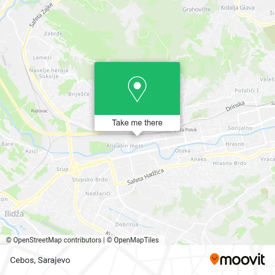 Cebos mapa