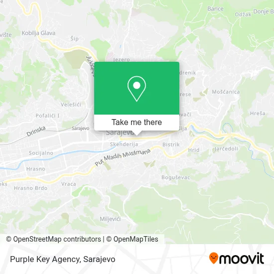 Purple Key Agency mapa