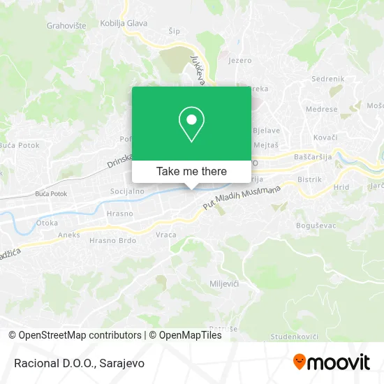 Racional D.O.O. mapa