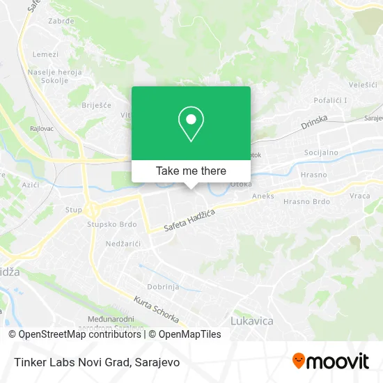 Tinker Labs Novi Grad mapa