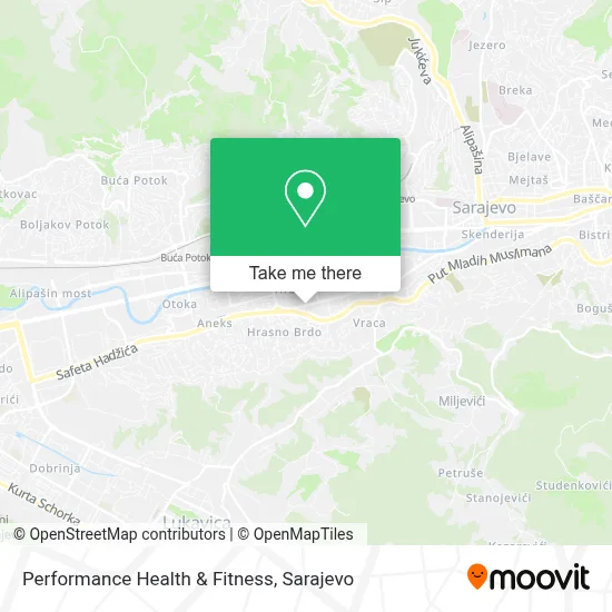 Performance Health & Fitness mapa