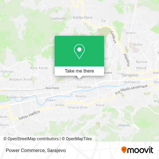 Power Commerce mapa