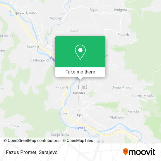 Fazus Promet mapa