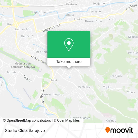 Studio Club mapa
