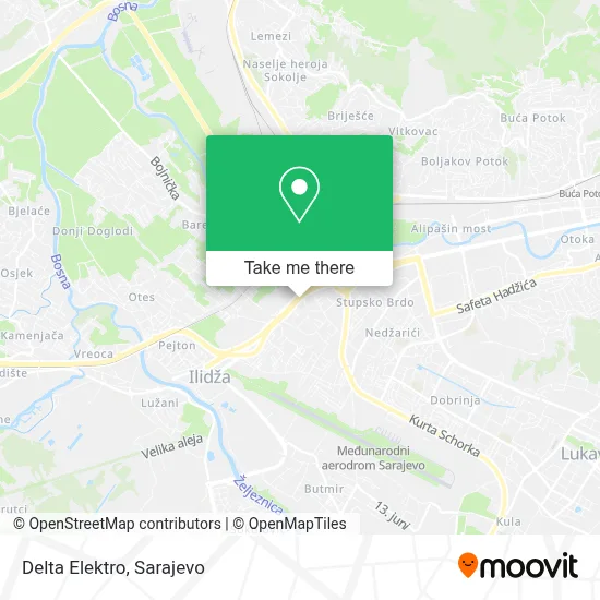 Delta Elektro mapa