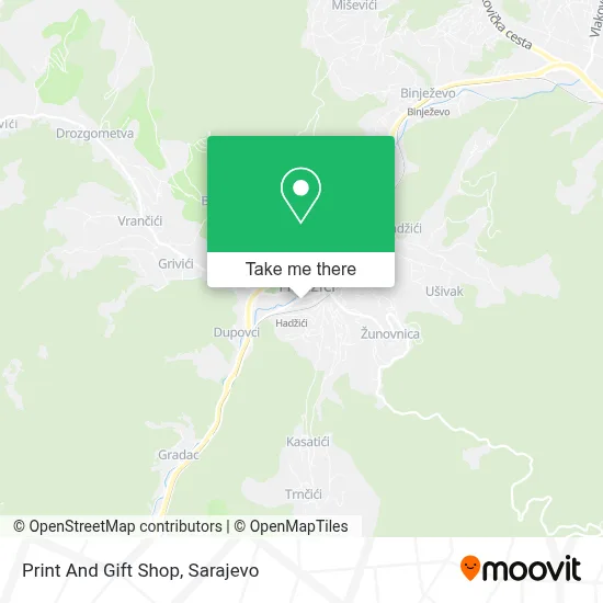 Print And Gift Shop mapa