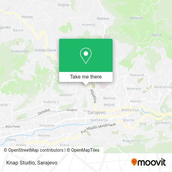 Knap Studio mapa