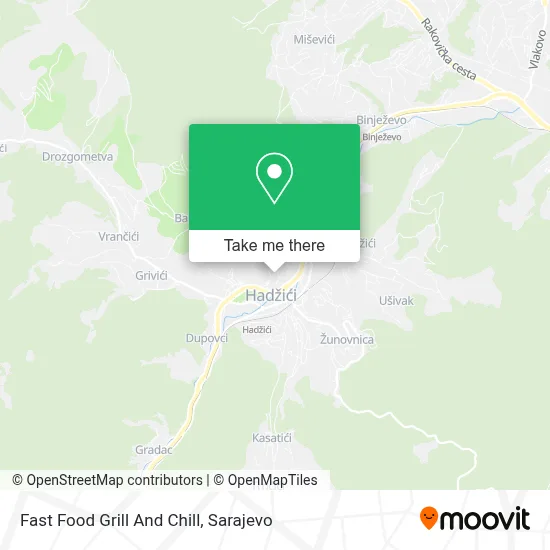 Fast Food Grill And Chill mapa