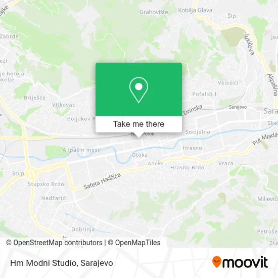 Hm Modni Studio mapa