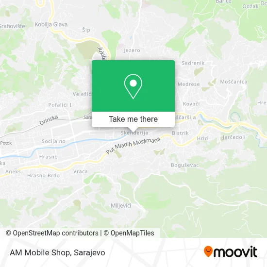 AM Mobile Shop mapa