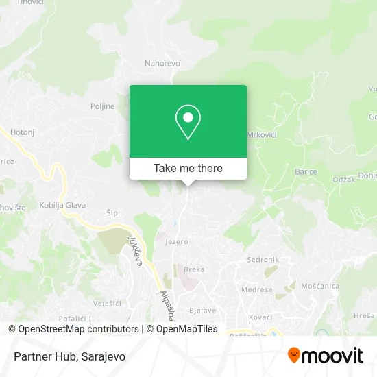 Partner Hub mapa