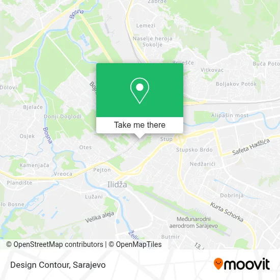Design Contour mapa
