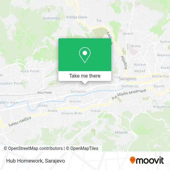 Hub Homework mapa