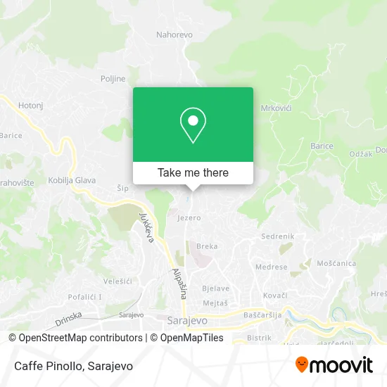 Caffe Pinollo mapa