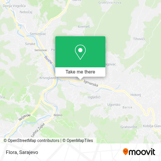 Flora mapa