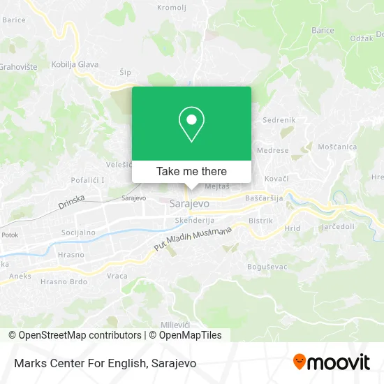 Marks Center For English mapa