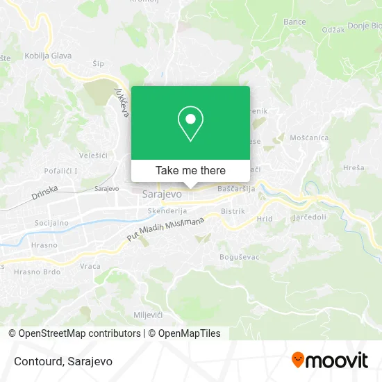 Contourd map