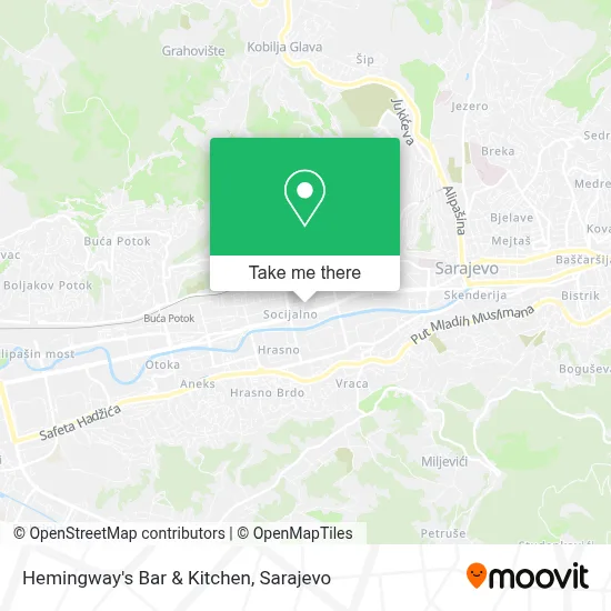 Hemingway's Bar & Kitchen map