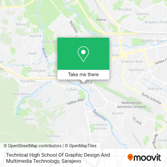 Technical High School Of Graphic Design And Multimedia Technology mapa