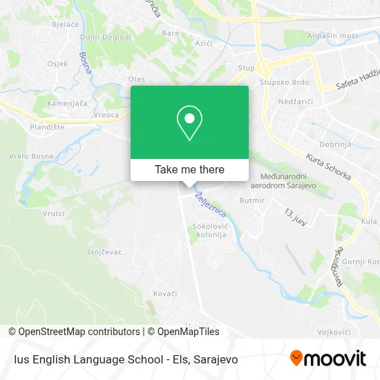 Ius English Language School - Els mapa