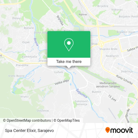 Spa Center Elixir mapa