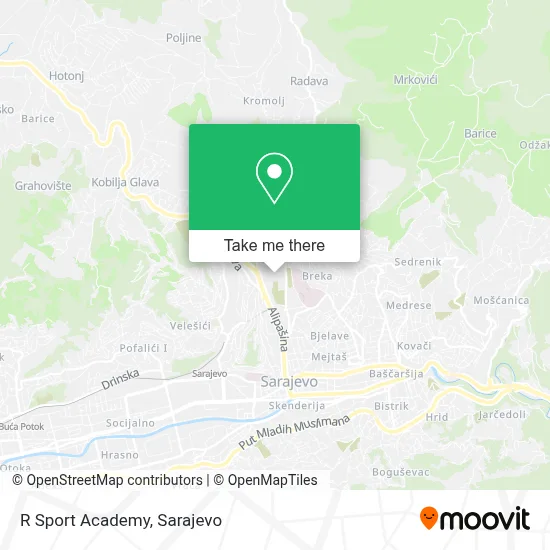 R Sport Academy mapa