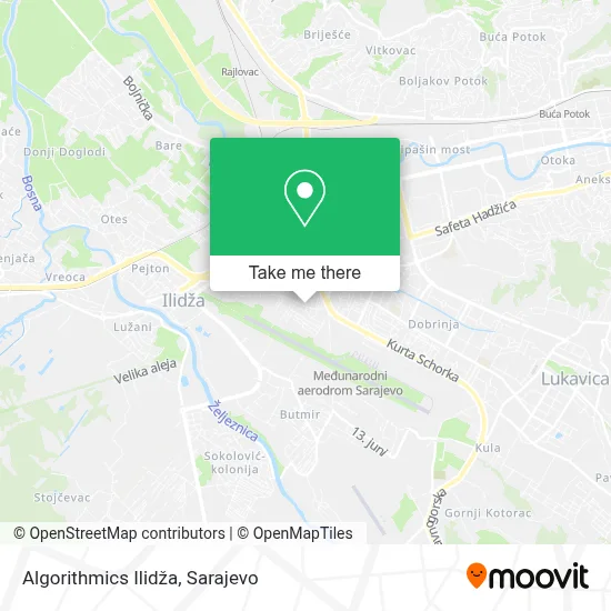 Algorithmics Ilidža mapa