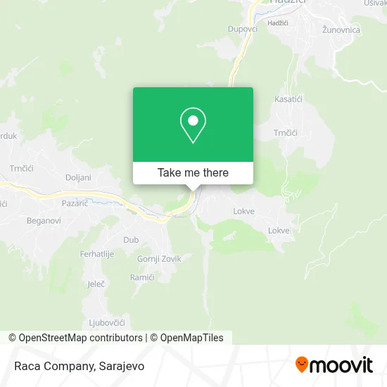 Raca Company map