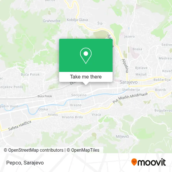 Pepco mapa