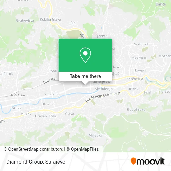 Diamond Group mapa