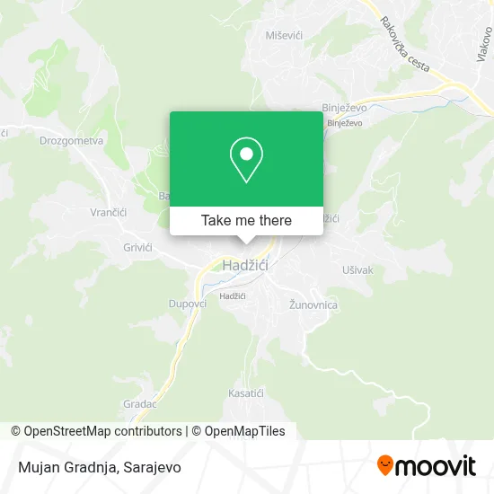 Mujan Gradnja mapa