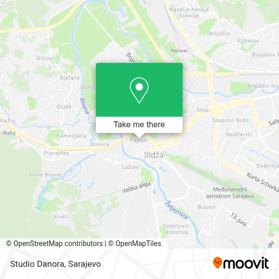 Studio Danora mapa