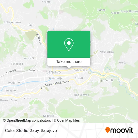 Color Studio Gaby mapa