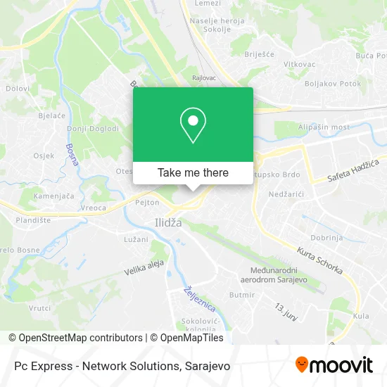 Pc Express - Network Solutions mapa