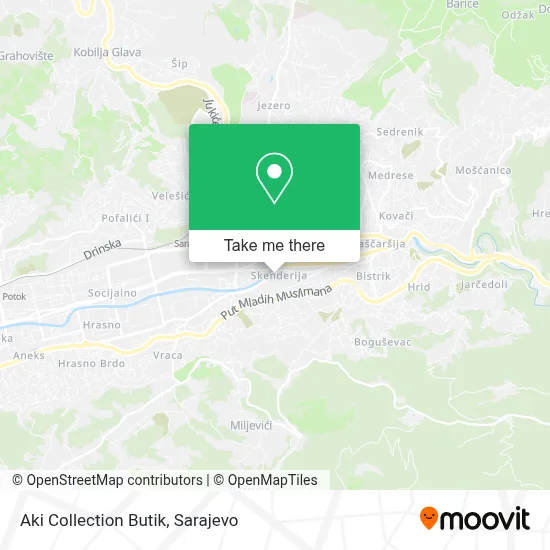 Aki Collection Butik mapa