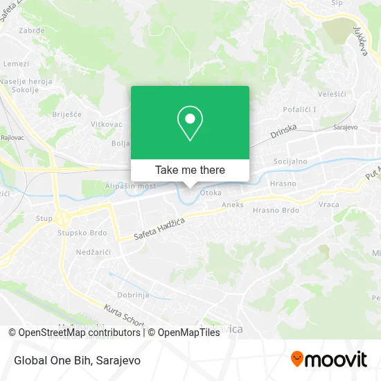 Global One Bih mapa