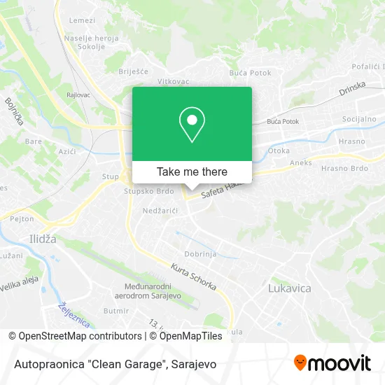 Autopraonica "Clean Garage" mapa