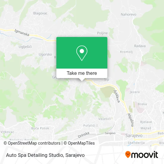 Auto Spa Detailing Studio mapa