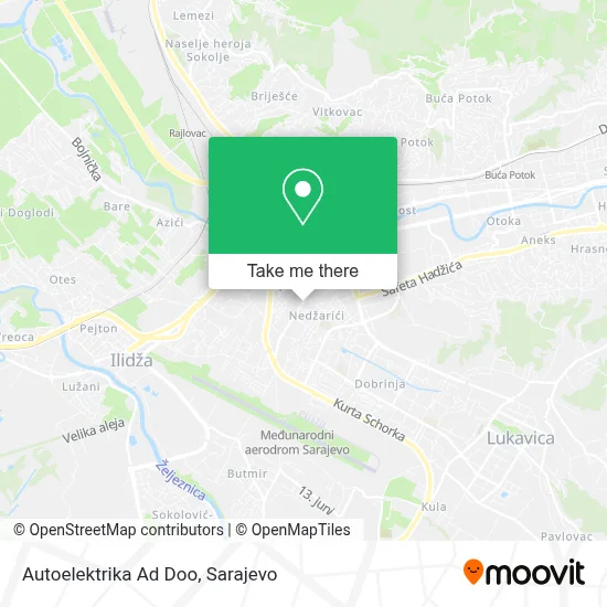 Autoelektrika Ad Doo mapa