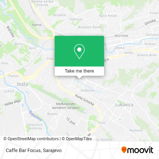 Caffe Bar Focus map