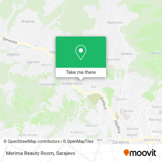 Merima Beauty Room mapa