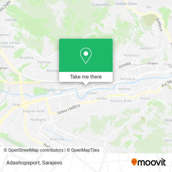 Adashopsport mapa